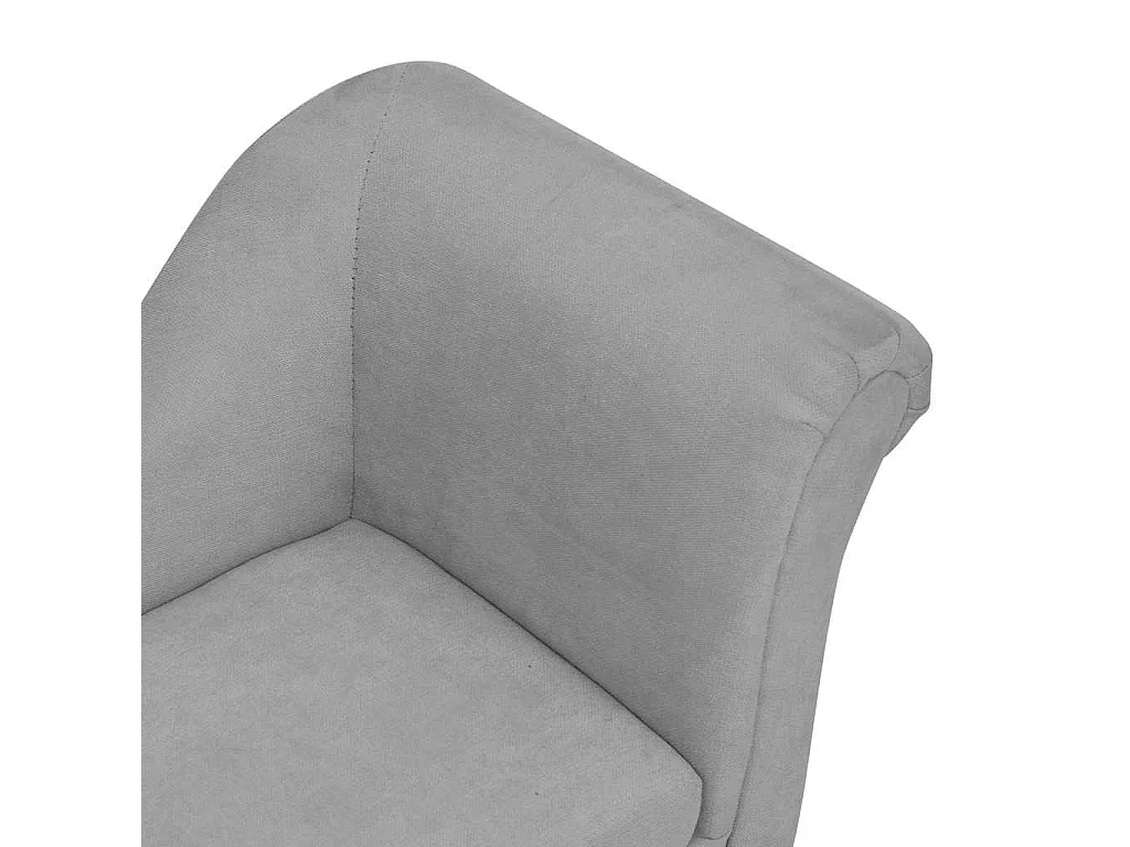 Canapé pour chien avec oreiller Gris 83x44x44 cm Peluche