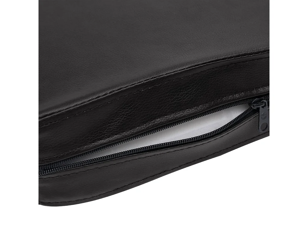 Divano per cani nero 80x50x40 cm in similpelle