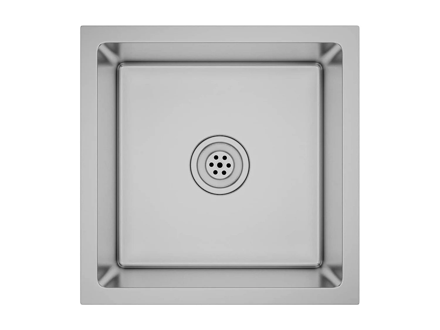 Lavello da cucina fatto a mano in acciaio inox