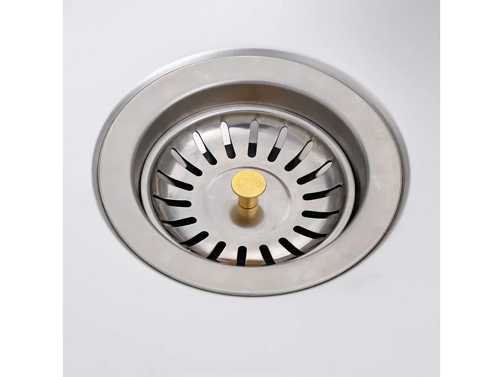 évier de camping Seul lavabo avec robinet Acier inoxydable