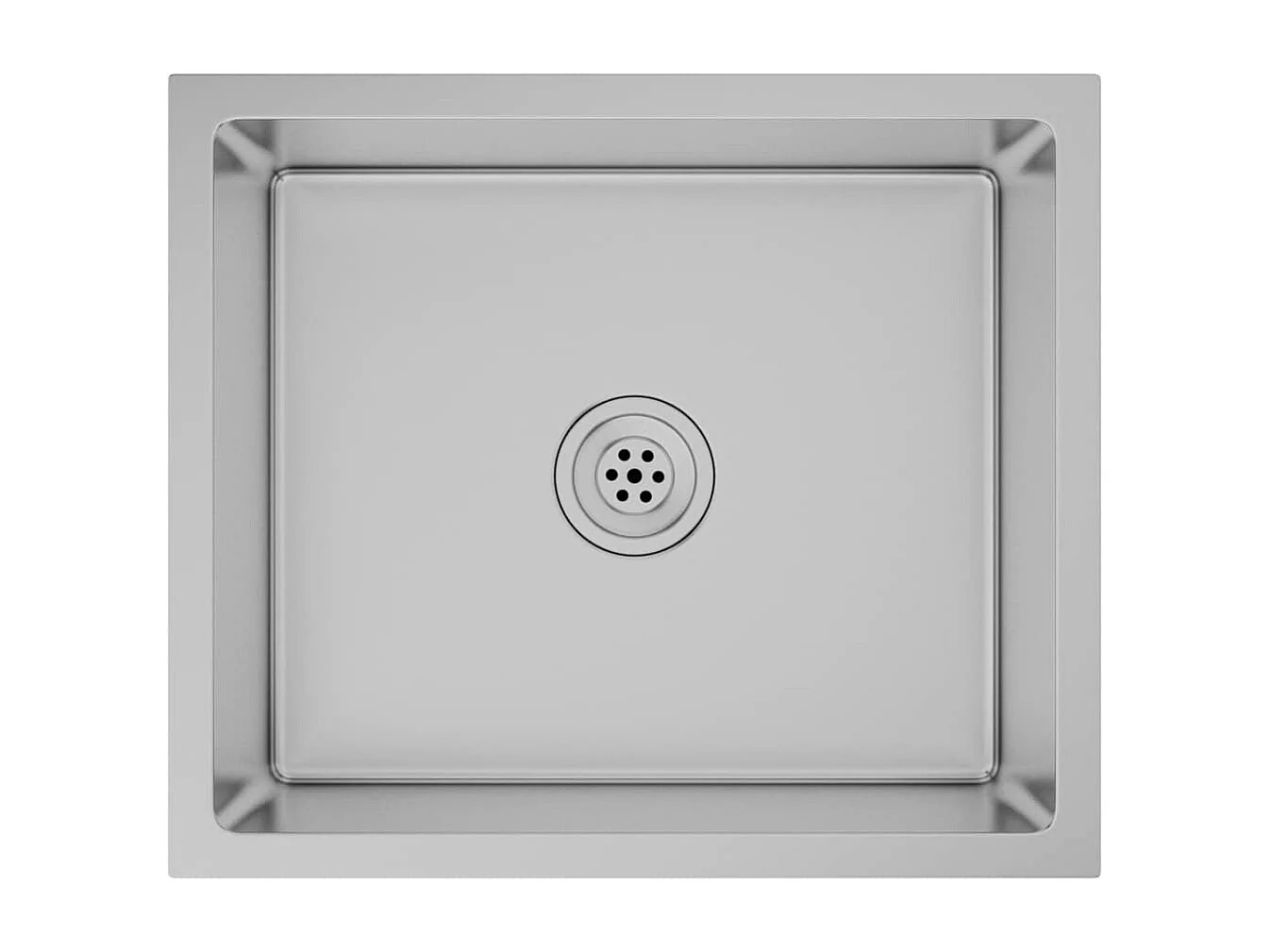 évier de cuisine fait main Acier inoxydable