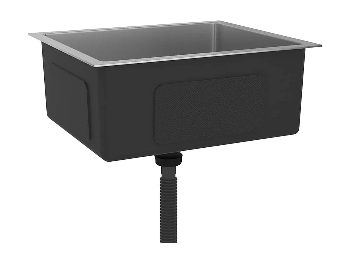 évier de cuisine fait main Acier inoxydable