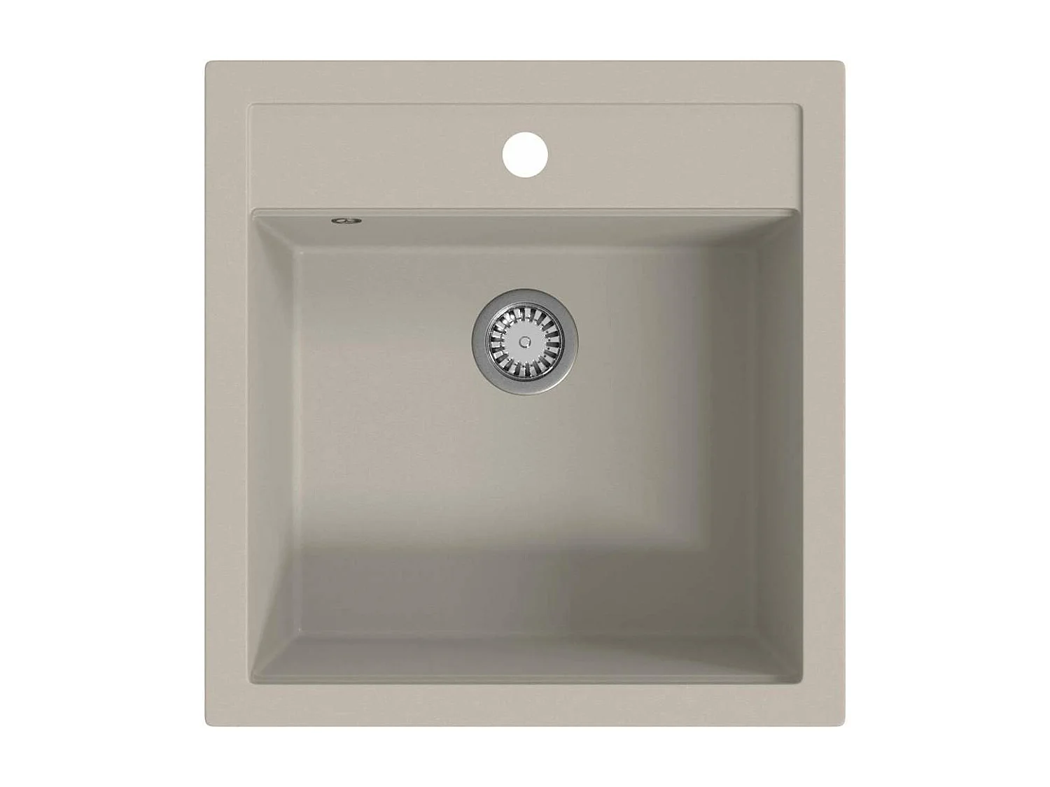 évier de cuisine Granit Seul lavabo Beige