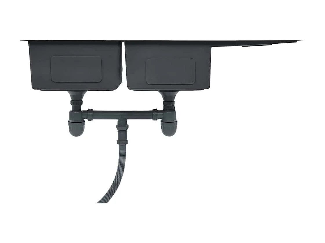 évier de cuisine fait à la main Acier inoxydable