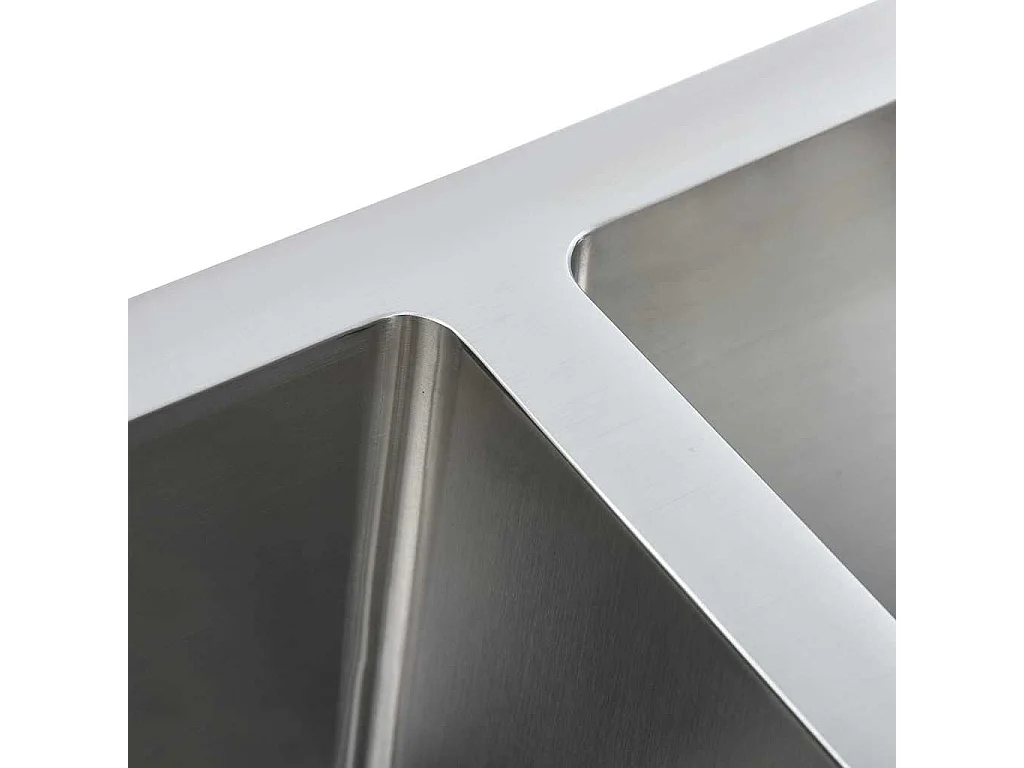 évier de cuisine fait à la main Acier inoxydable