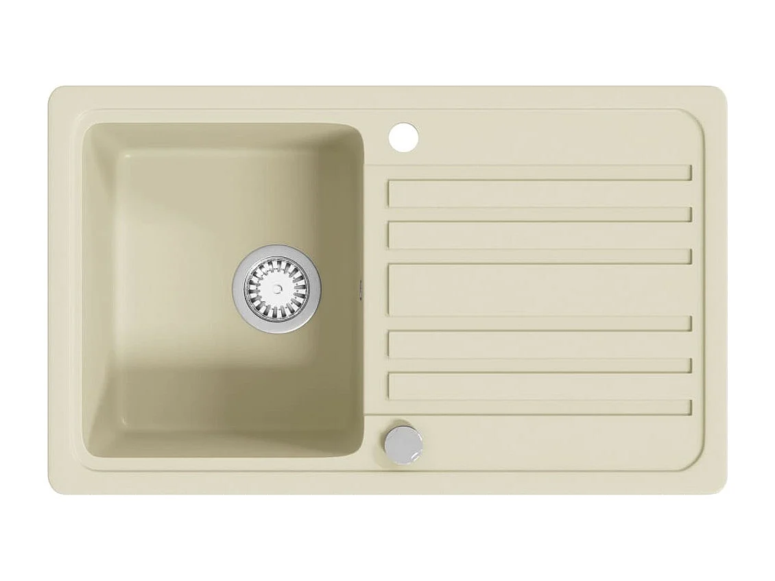Lavello da cucina in granito lavello singolo beige