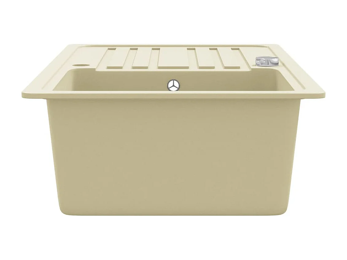 Lavello da cucina in granito lavello singolo beige
