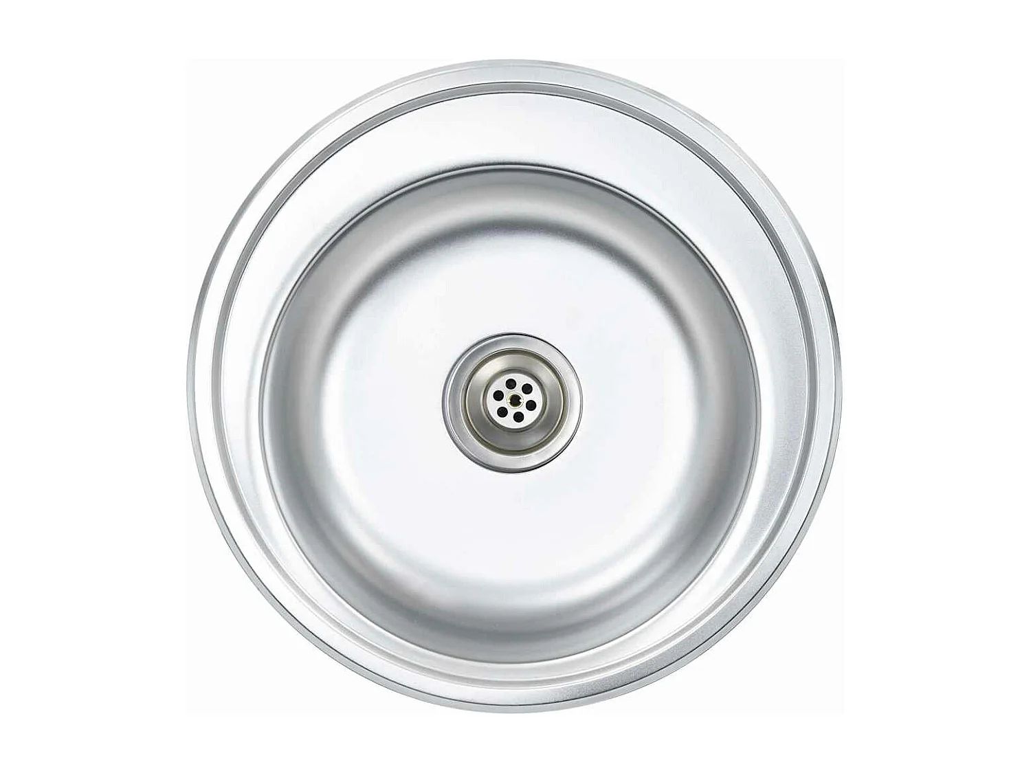 Küchenspüle mit Sieb und Siphon Edelstahl