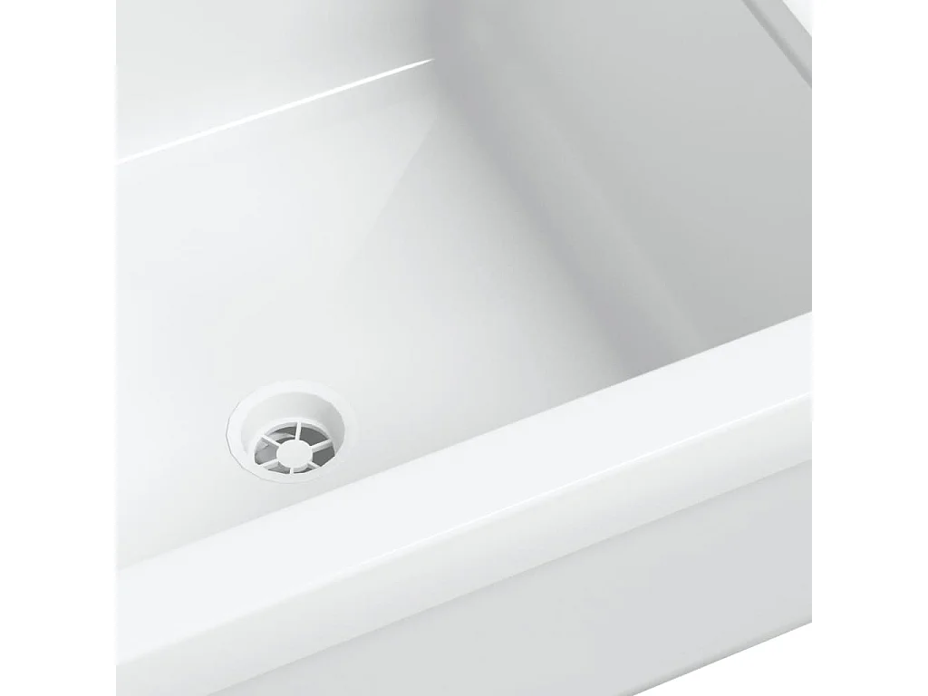 Wandwastafel wit 40x40x24 cm hars