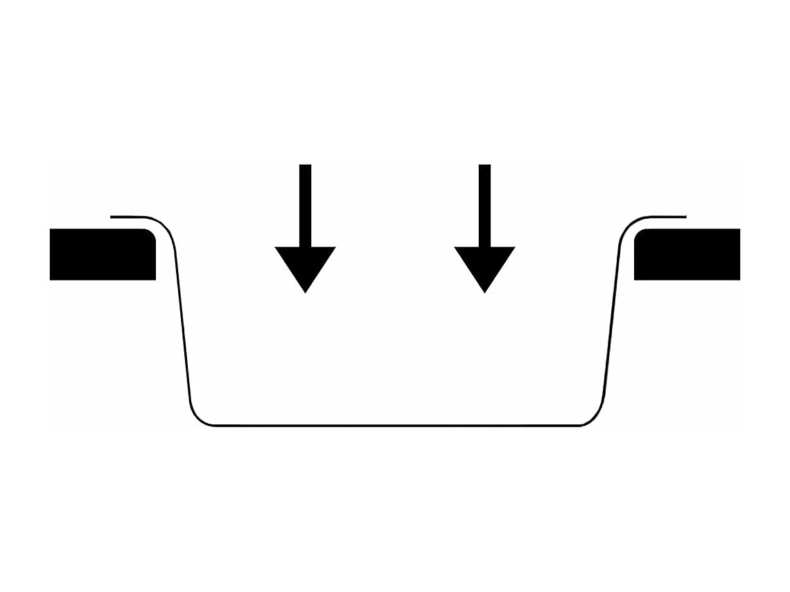 évier de cuisine avec trou de trop-plein Gris Granit