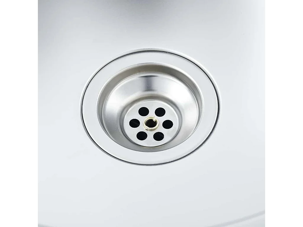 Lavello da cucina fatto a mano in acciaio inox