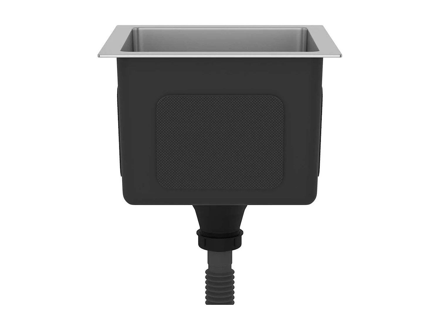 Lavello da cucina fatto a mano in acciaio inox