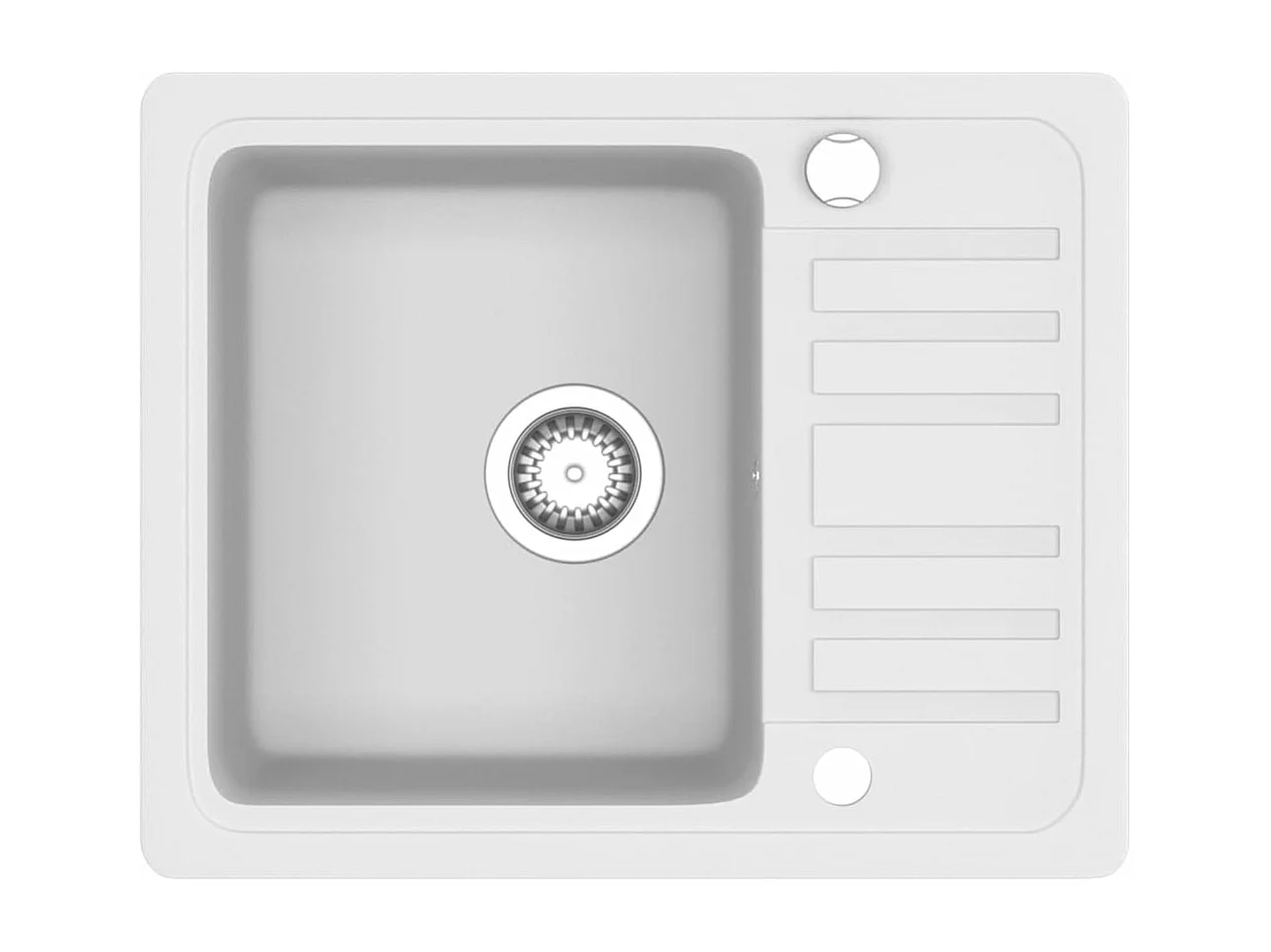 évier de cuisine Granit Blanc