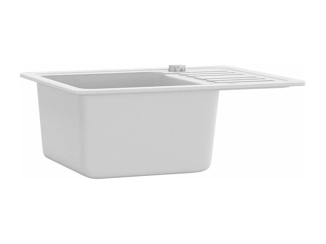 évier de cuisine Granit Blanc