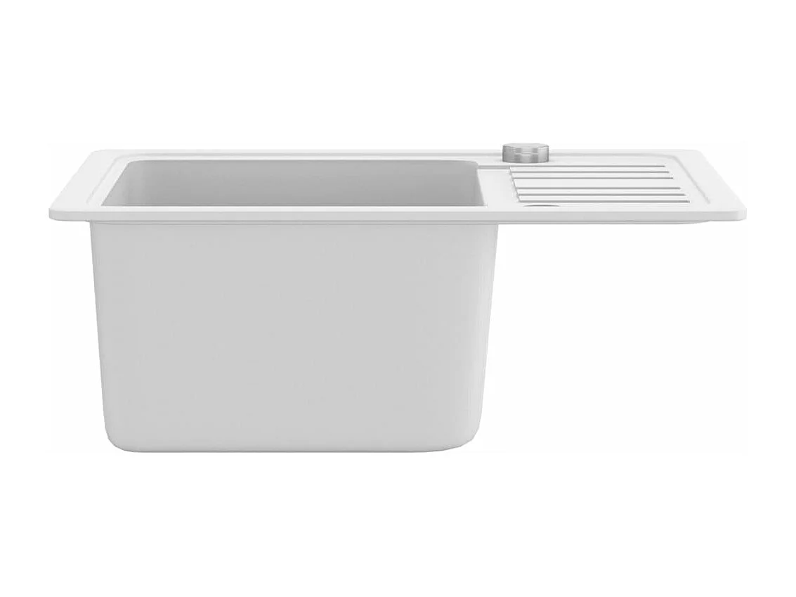 évier de cuisine Granit Blanc