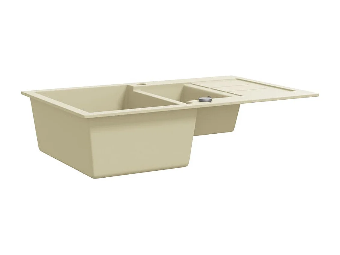 Granit Küchenspüle Doppelspüle Beige