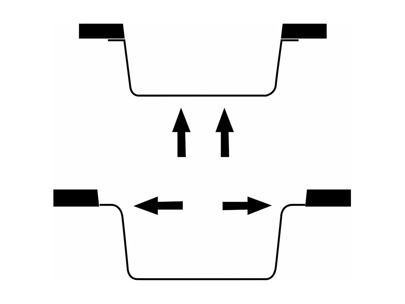 évier de cuisine avec trou de trop-plein Noir Granit