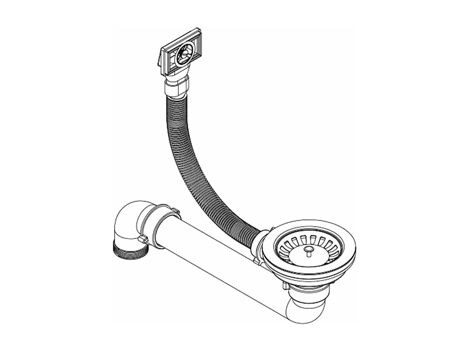 évier de cuisine Granit Seul lavabo Ovale Beige