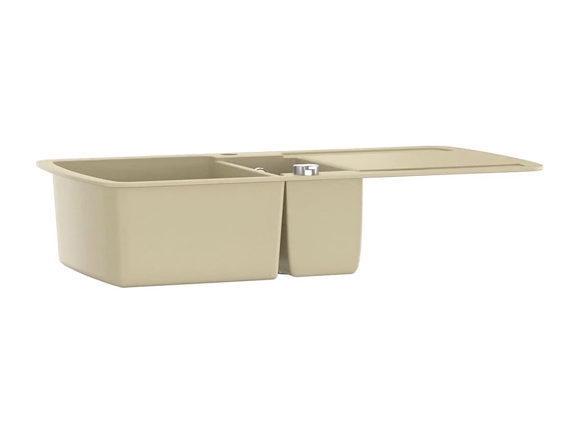 Granit Küchenspüle Doppelspüle Beige