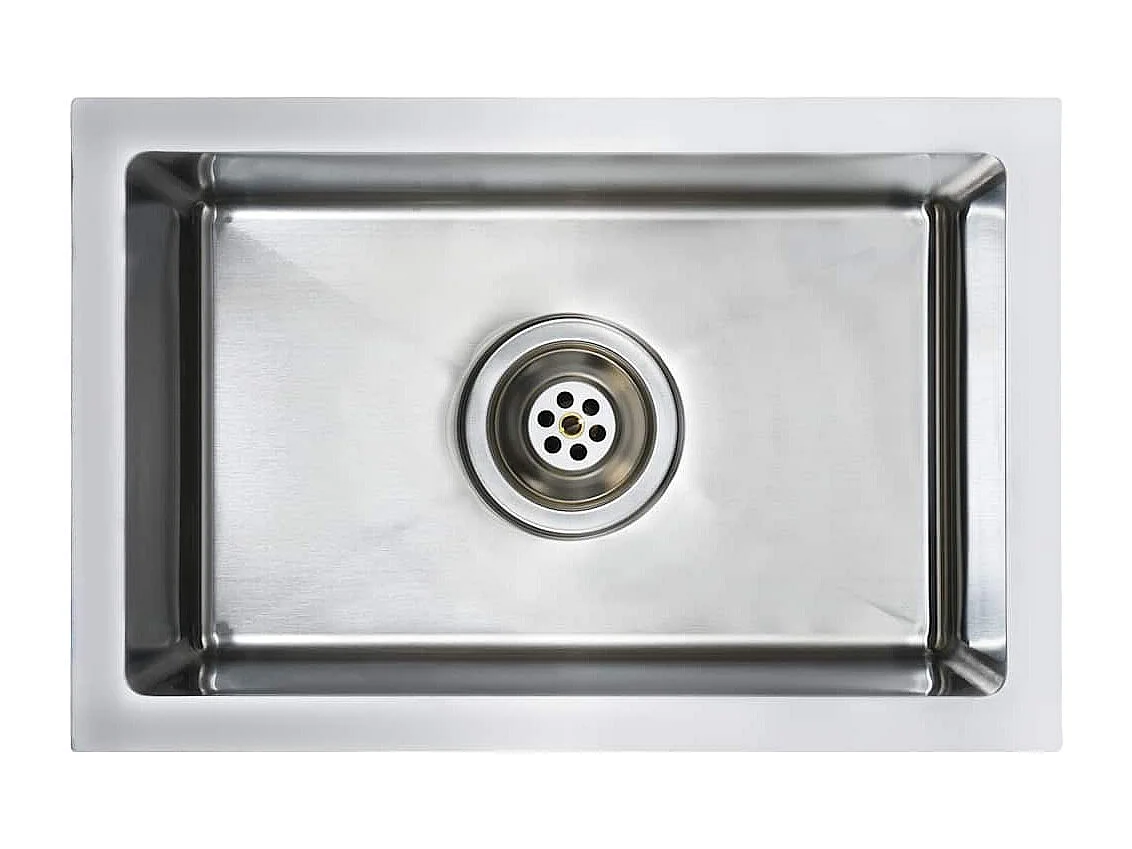 lavello da cucina fatto a mano in acciaio inox