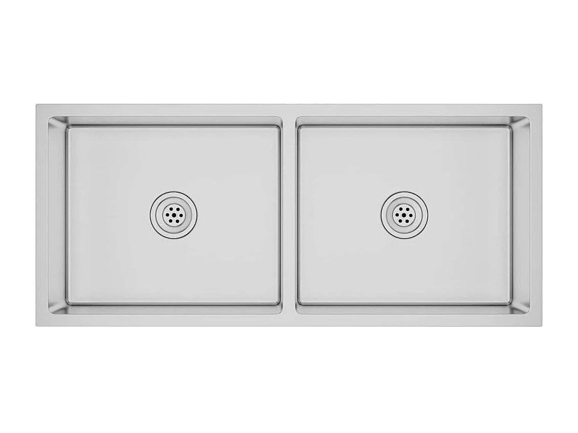 Handgefertigte Küchenspüle Edelstahl