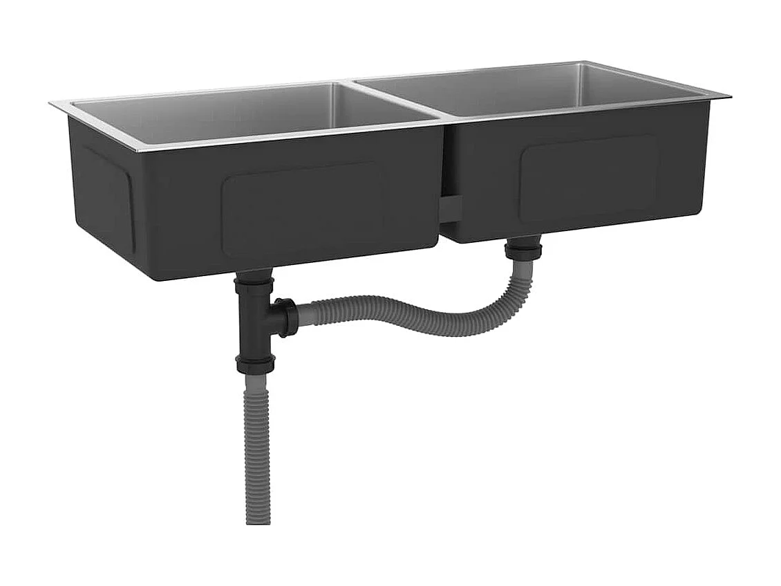 Handgefertigte Küchenspüle Edelstahl