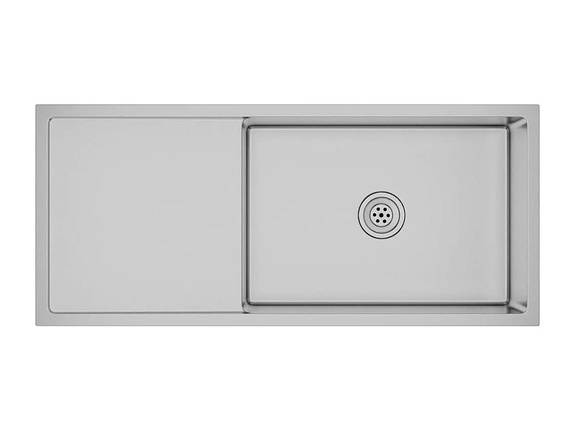 Handgefertigte Küchenspüle Edelstahl