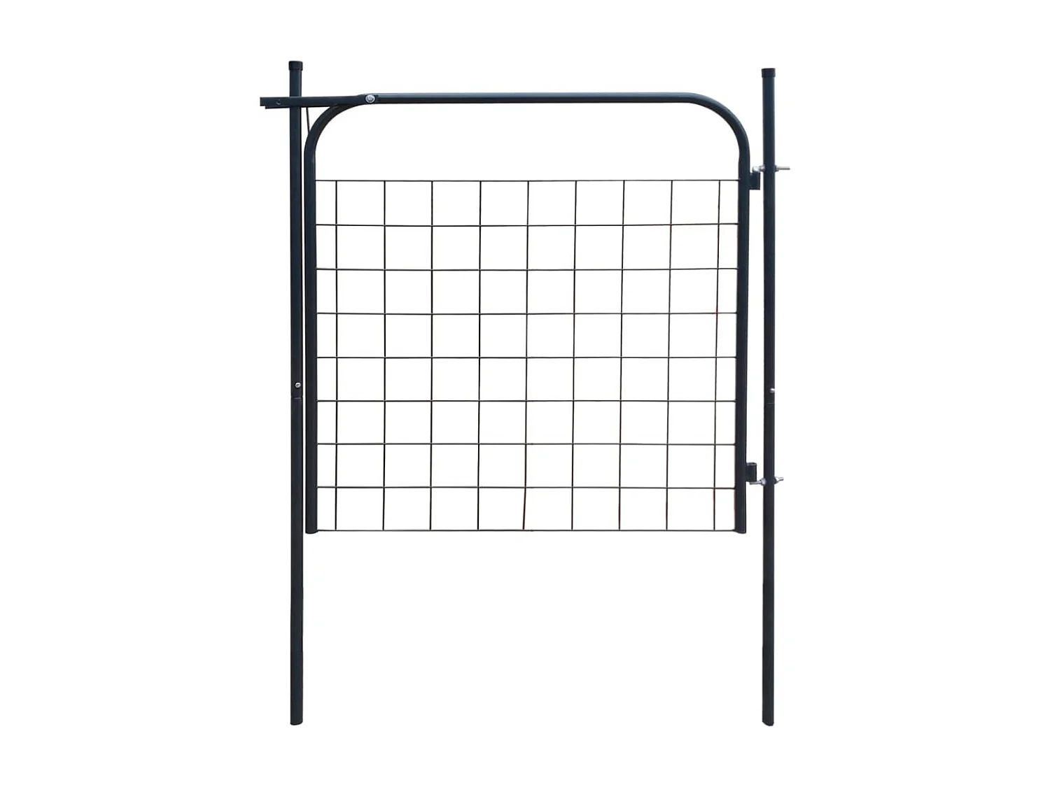 Gartenzaun Tor 100x100cm Anthrazit