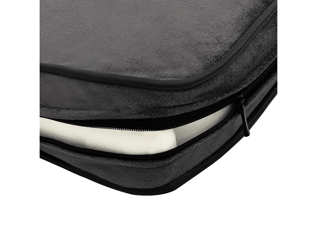 Divano per cani Grigio scuro 81x43x31 cm Peluche e similpelle