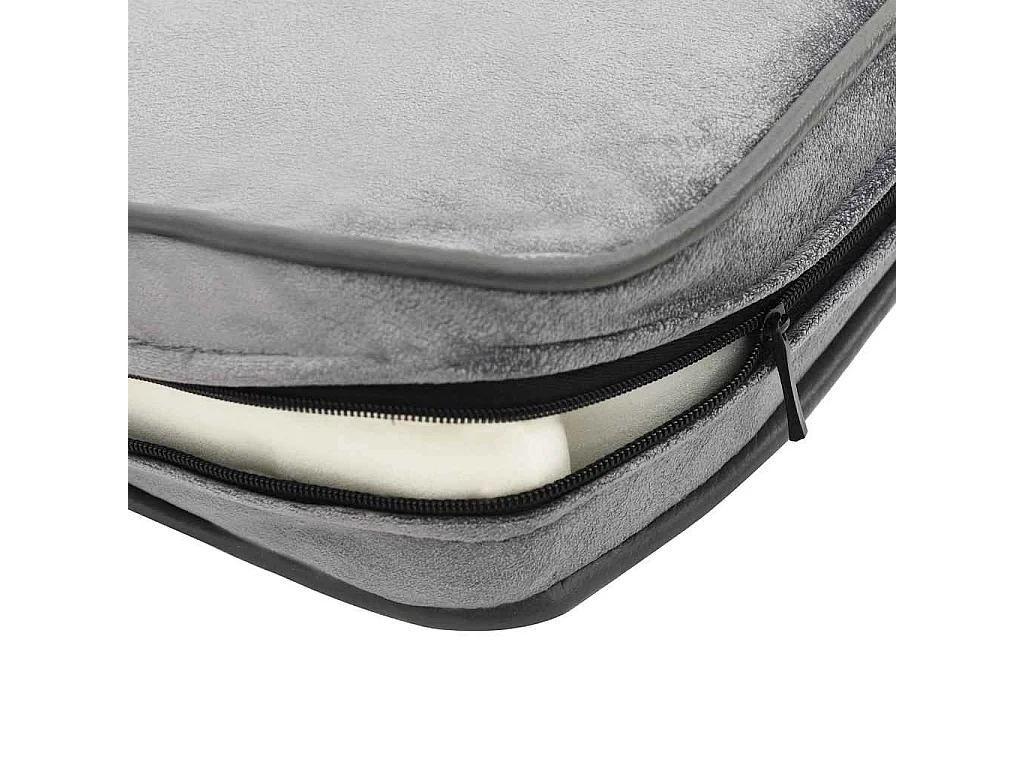 Hundesofa Grau 68x38x38 cm Plüsch