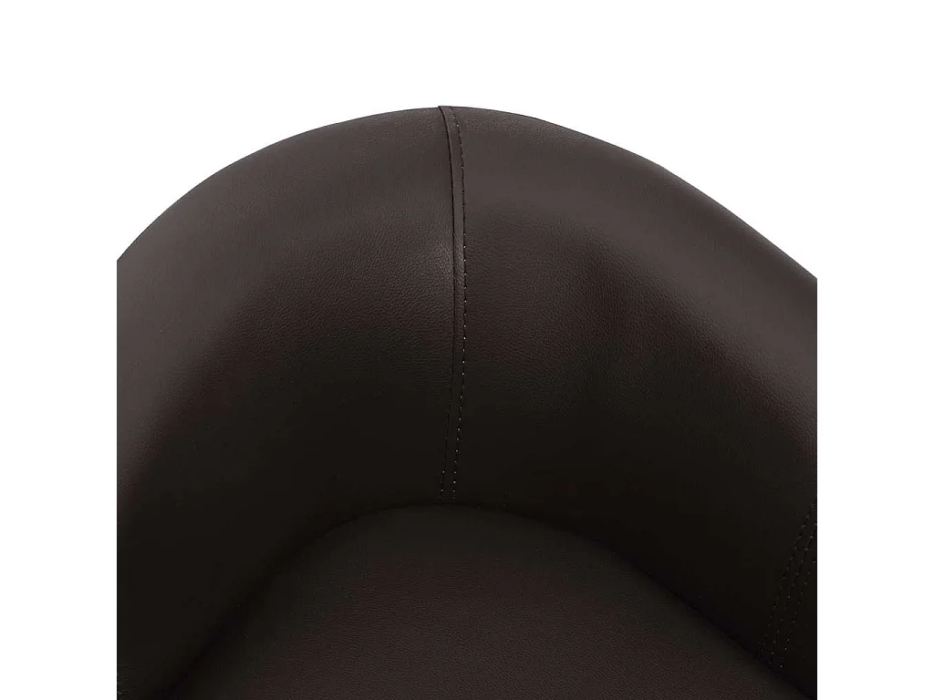 Divano per cani marrone 67x41x39 cm similpelle