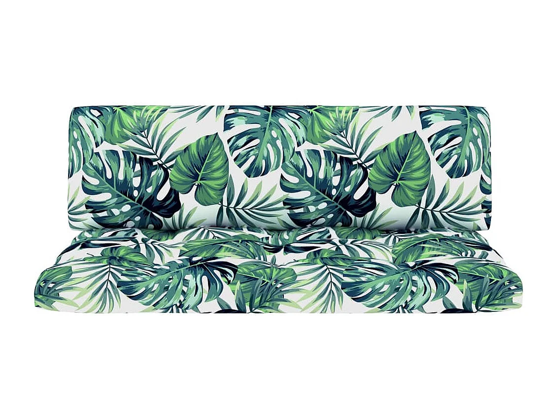 Sofá de paletes central de jardim Madeira de pinho impregnada branca