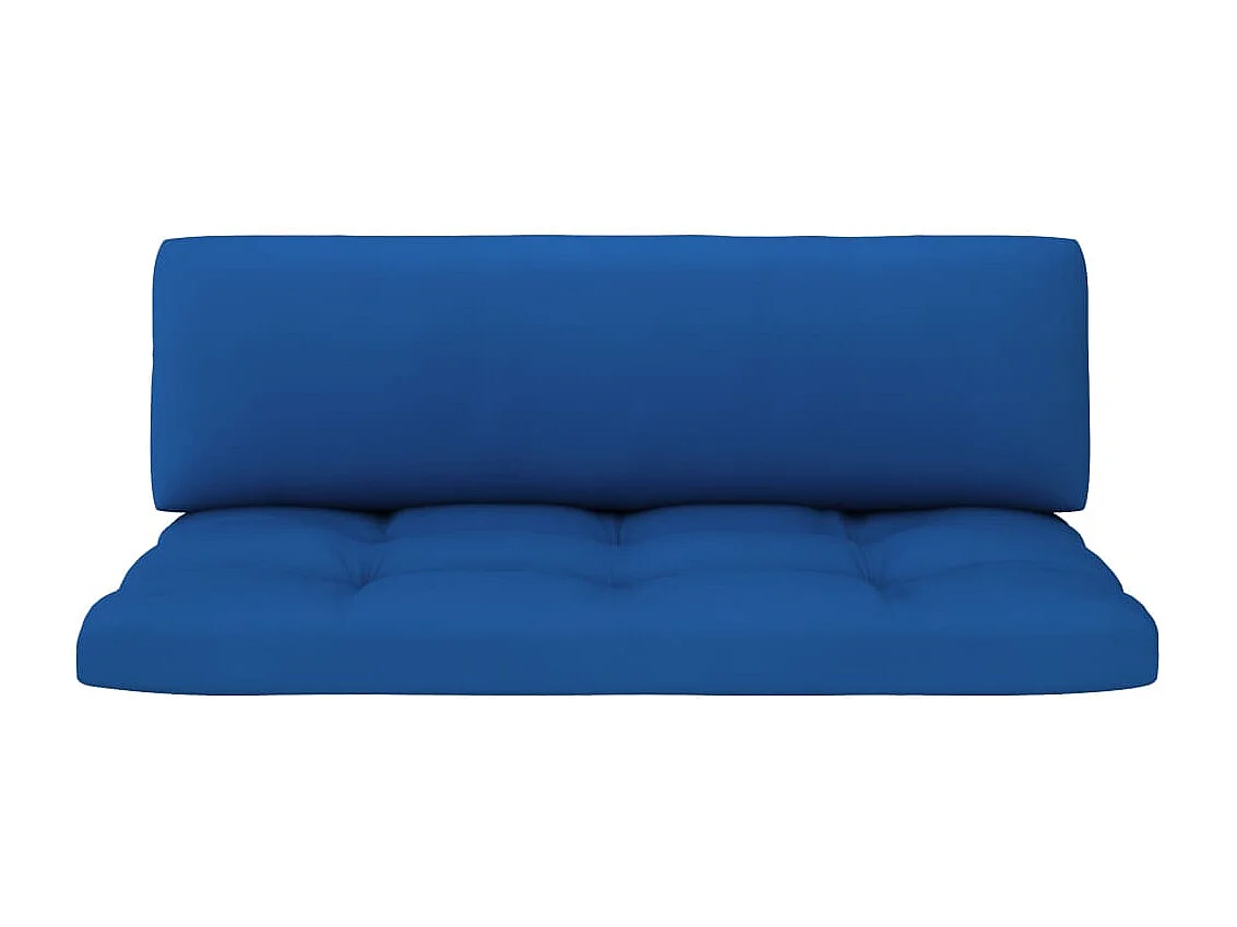 Zentrales Gartensofa aus Paletten Weiß Imprägniertes Kiefernholz