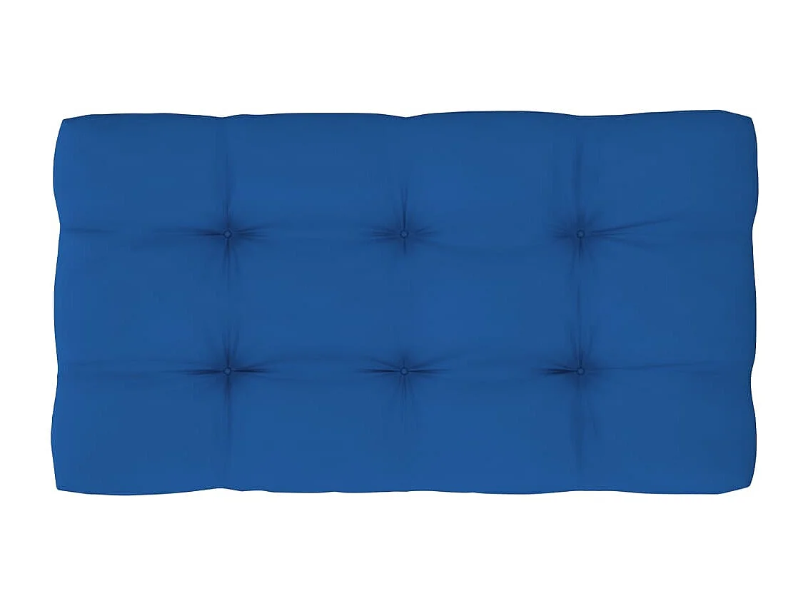 Zentrales Gartensofa aus Paletten Weiß Imprägniertes Kiefernholz