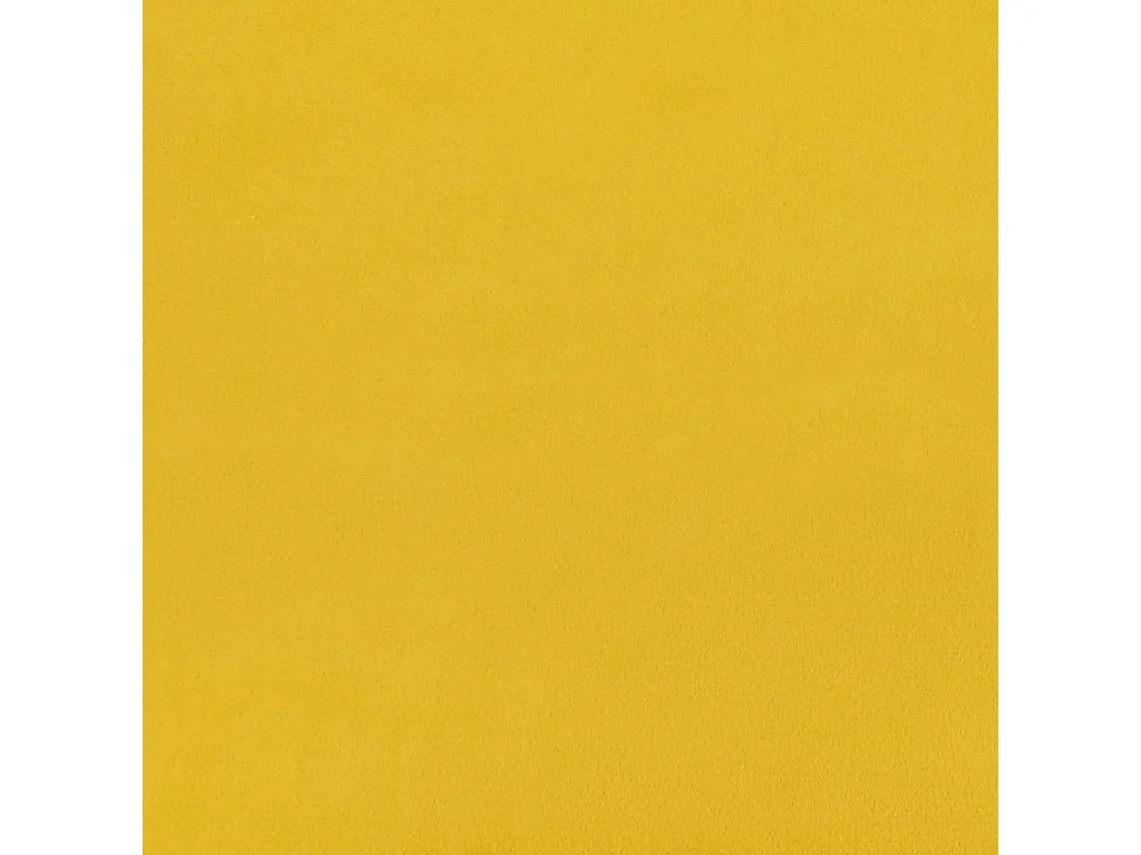 Canapé-lit 2 places jaune velours