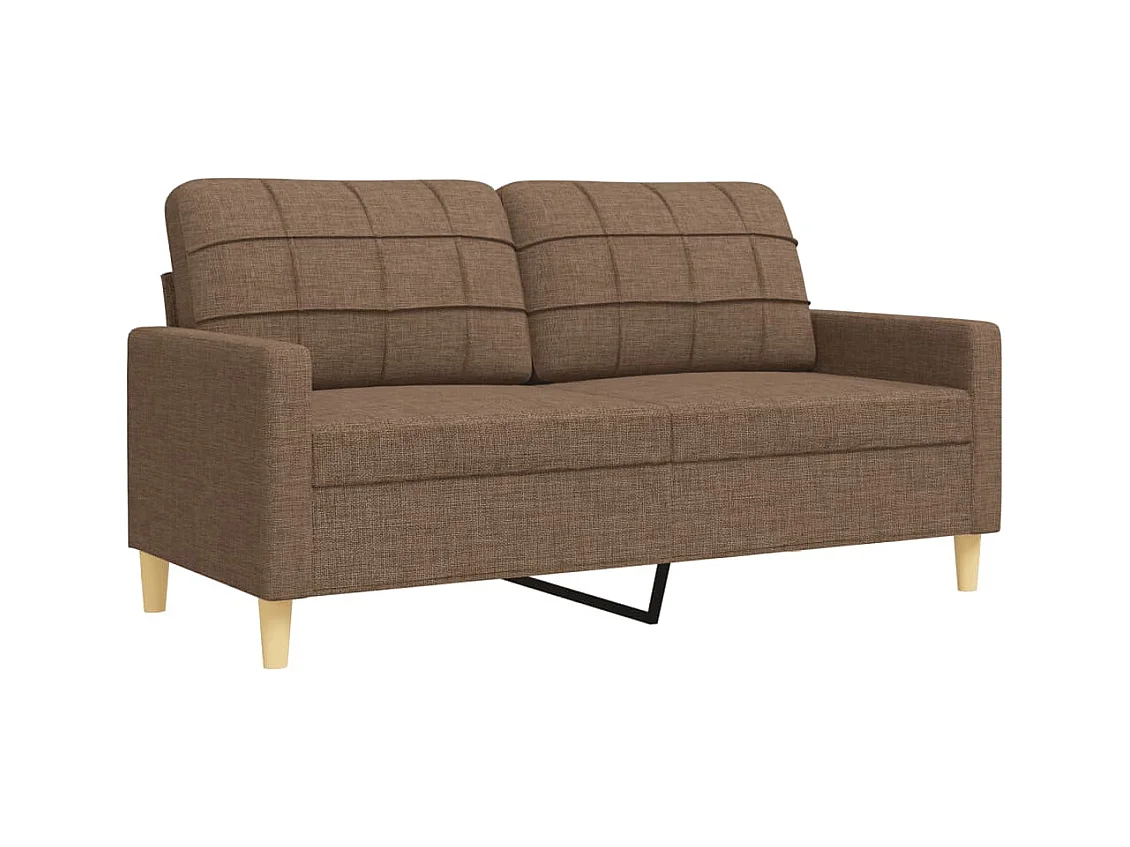 Conjunto de sofá 3 peças pufe e almofadas decorativas