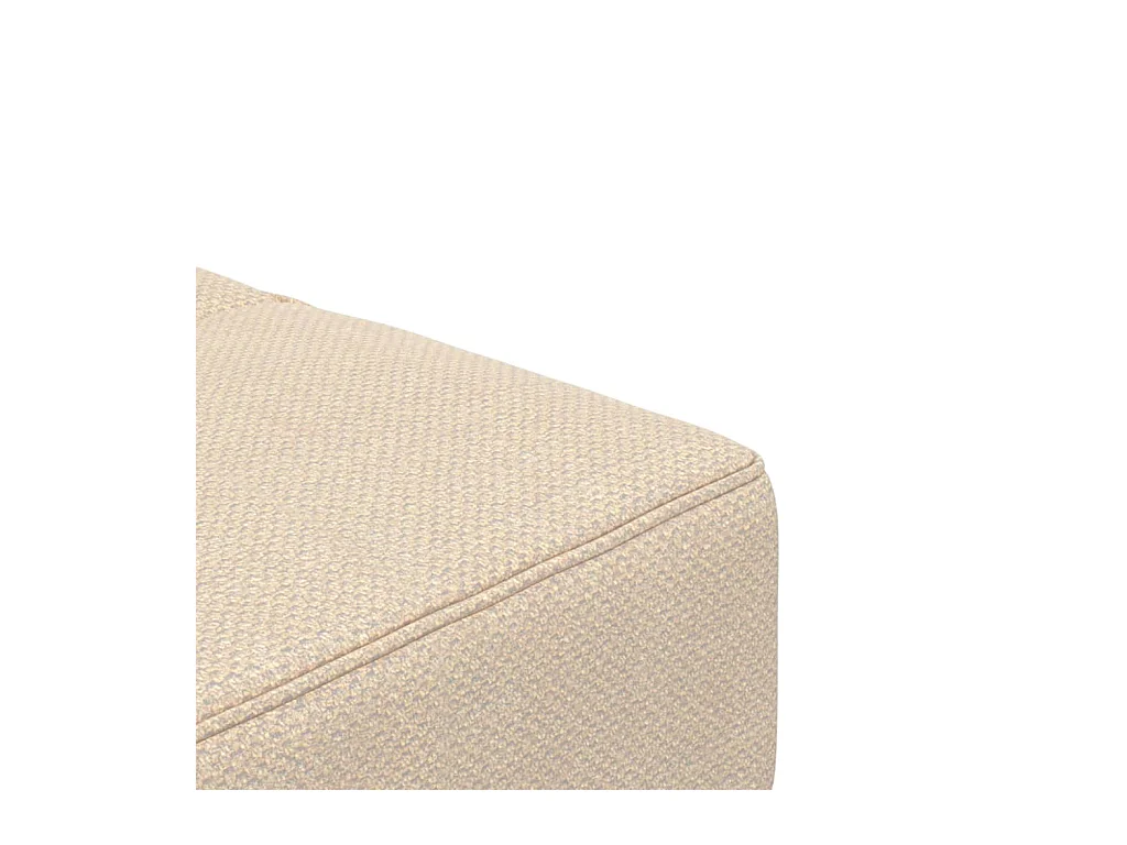 Divano letto 2 posti con due cuscini tessuto crema