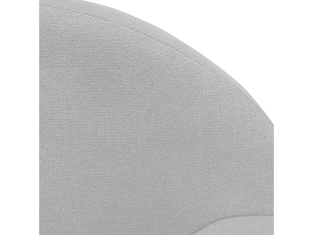 Divano per bambini grigio chiaro in morbido peluche