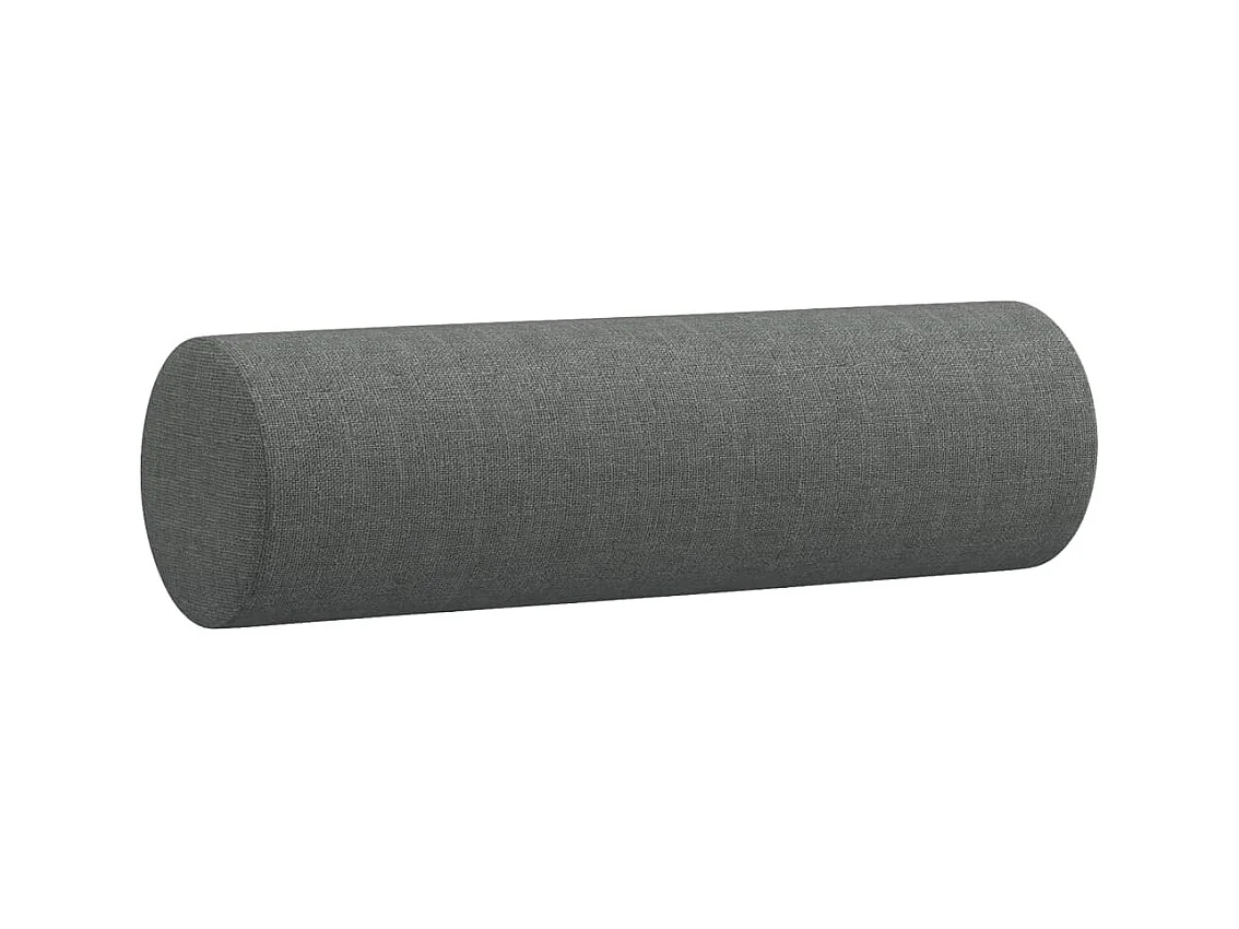 Ensemble de canapés 4 pcs coussins gris foncé tissu