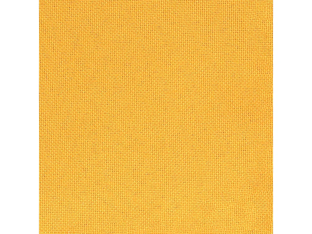 Canapé-lit à 2 places avec deux oreillers jaune tissu