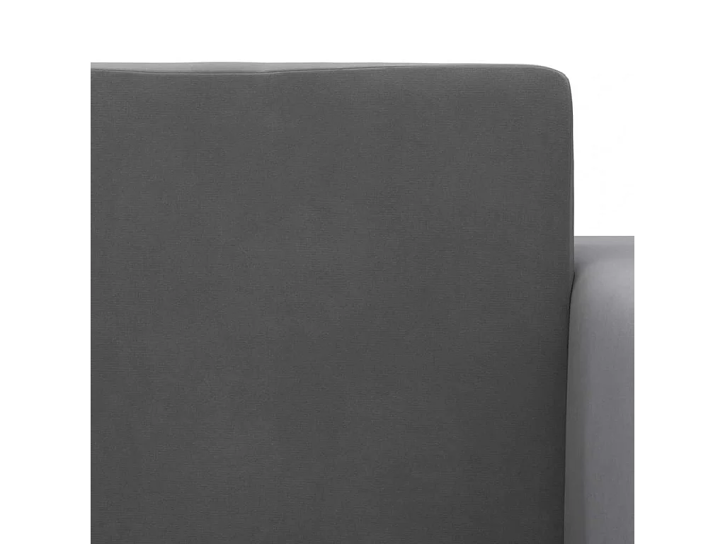 Divano letto per bambini antracite morbido peluche