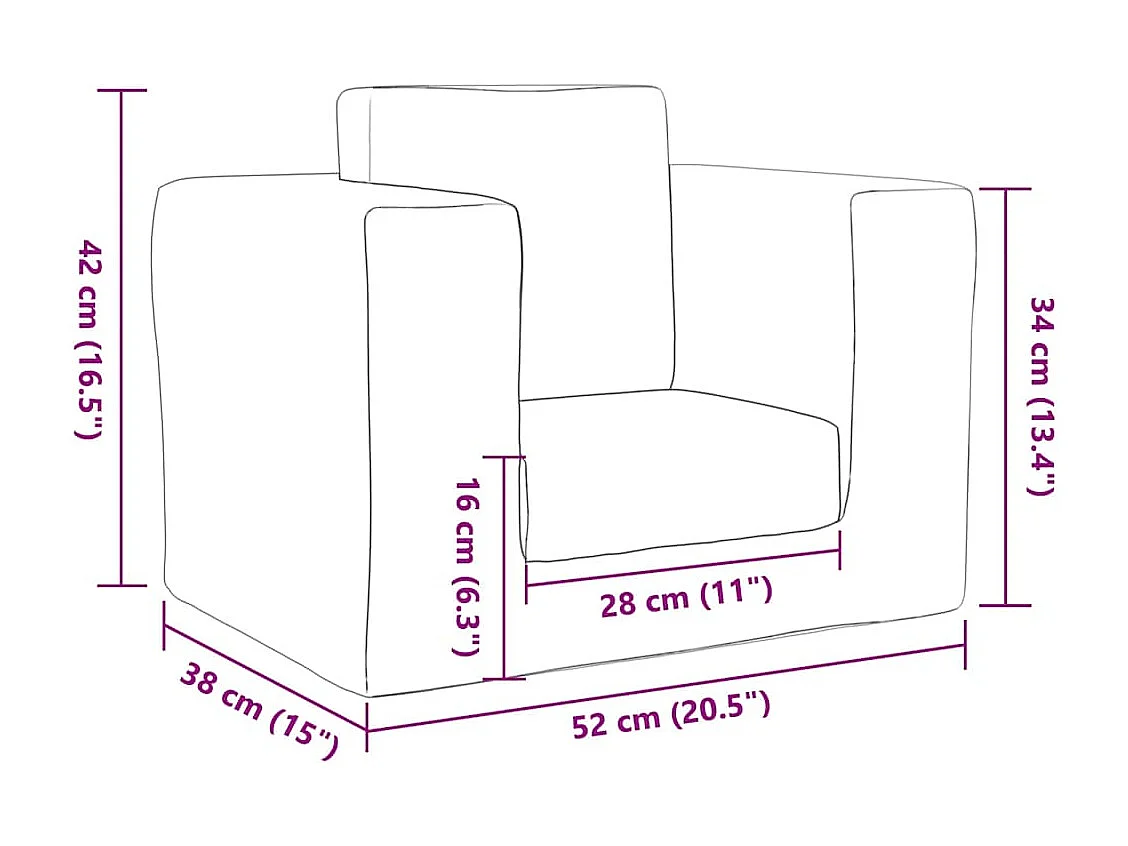 Divano letto per bambini antracite morbido peluche