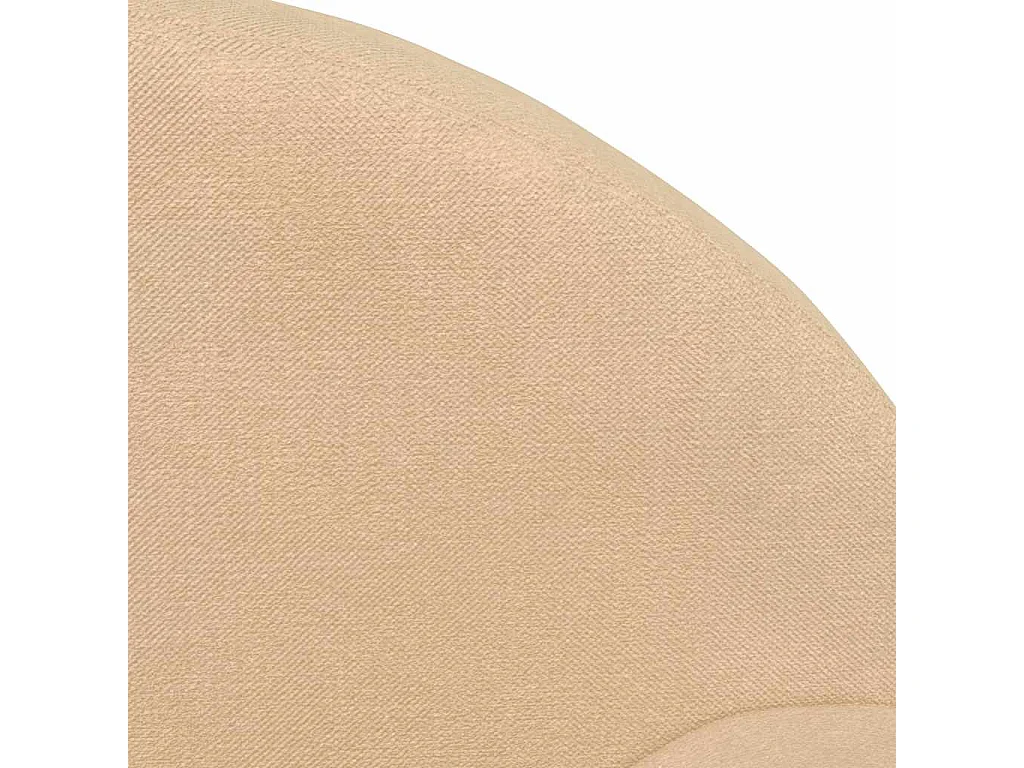 Sofá-cama infantil creme pelúcia macia