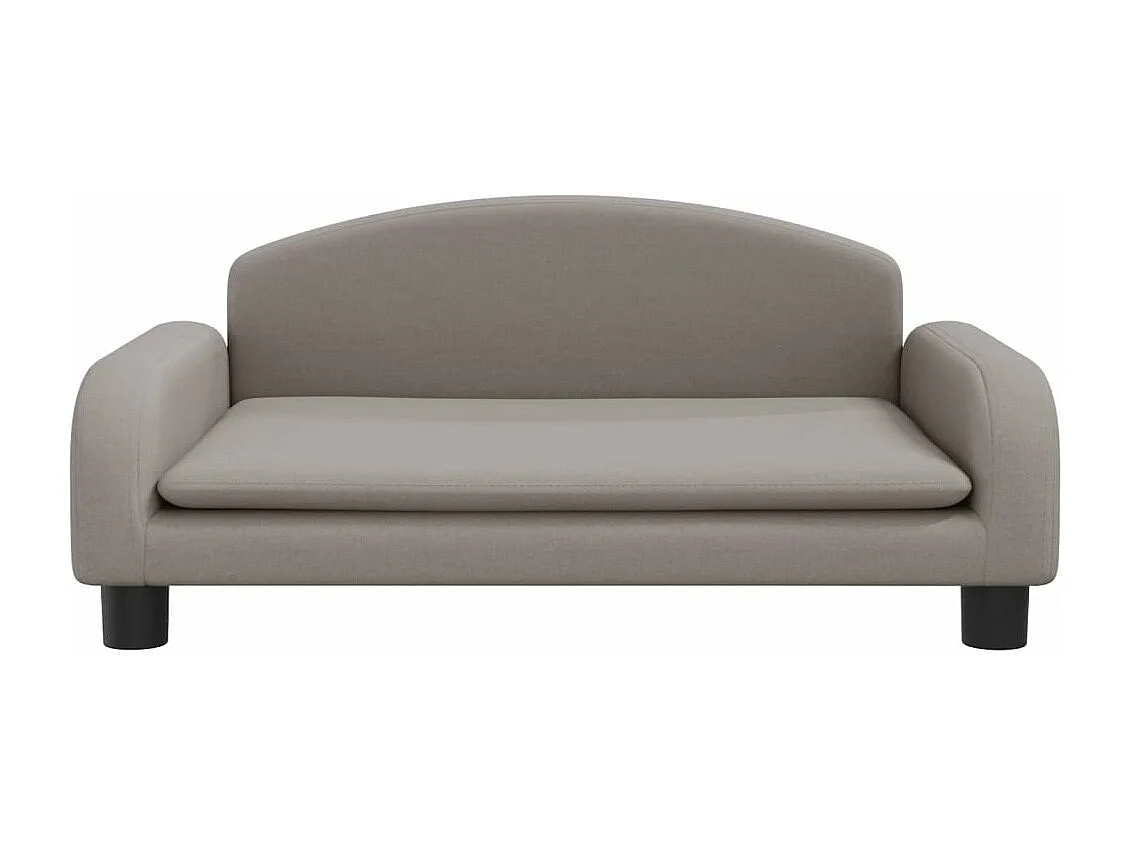 Canapé pour enfants taupe 70x45x30 cm tissu