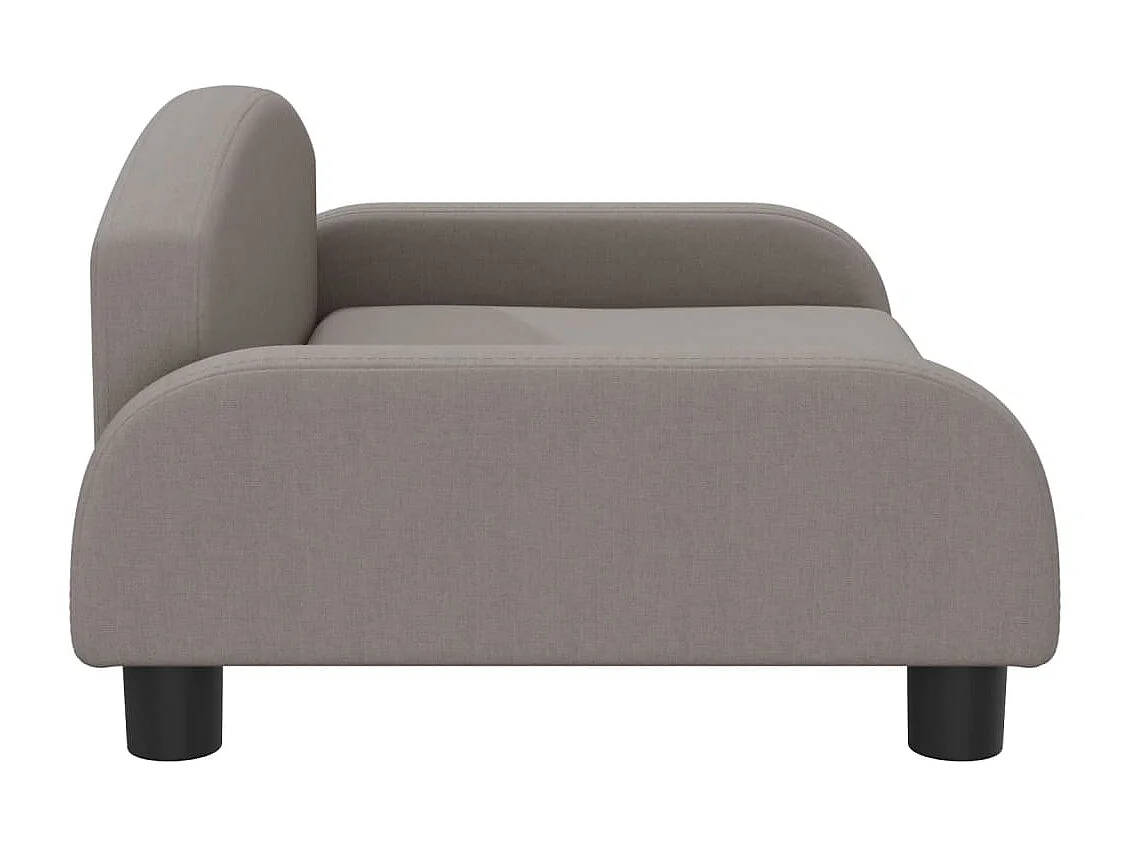 Canapé pour enfants taupe 70x45x30 cm tissu