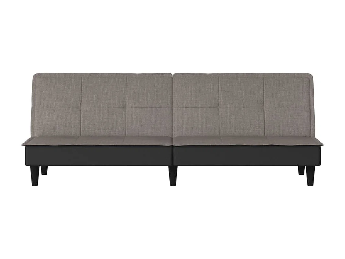 Taupe stoffen slaapbank