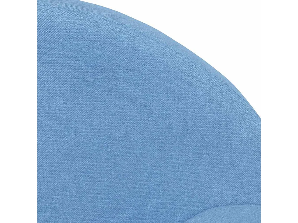 Sofá infantil de pelúcia azul macio