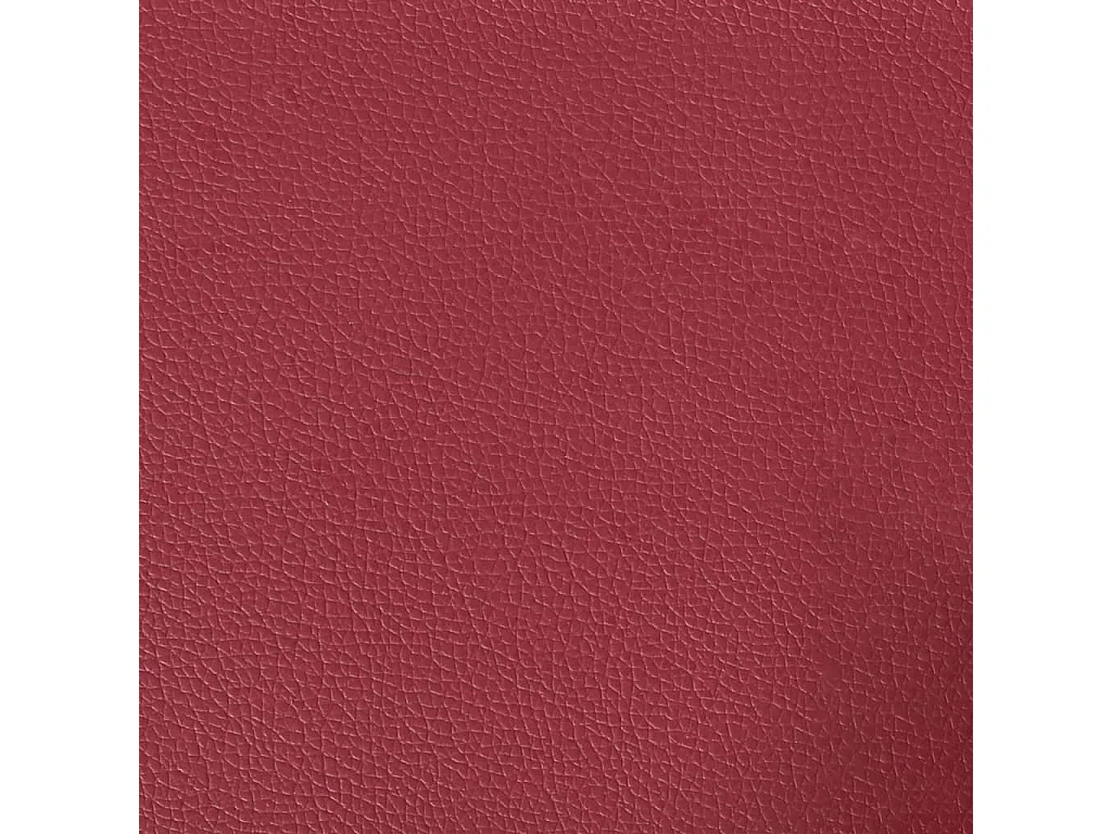 Ensemble de canapés 3 pcs et coussins rouge bordeaux similicuir