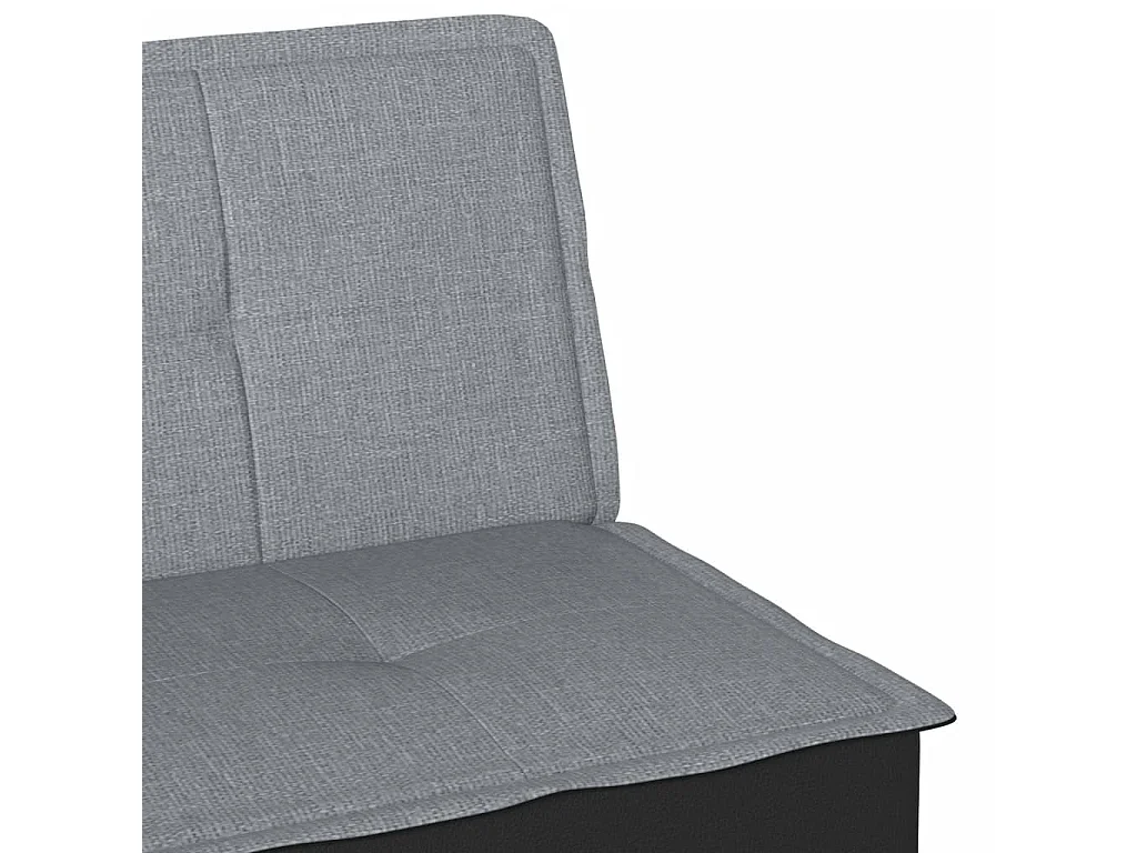 Canapé-lit à gris clair tissu