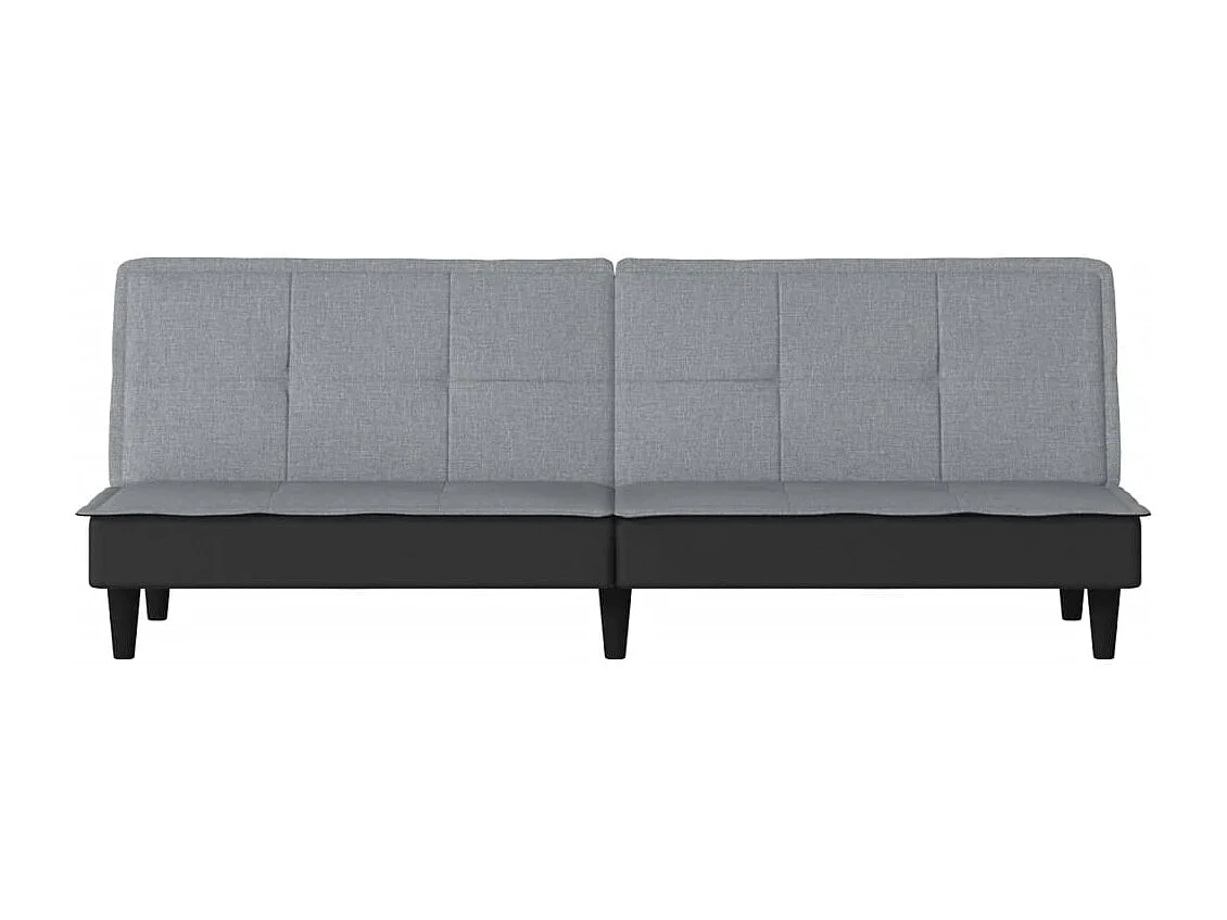 Canapé-lit à gris clair tissu